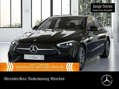 Schwarz Gebraucht 2025 Mercedes C300e AMG Limousine | 47.990 € (Fairer Preis)