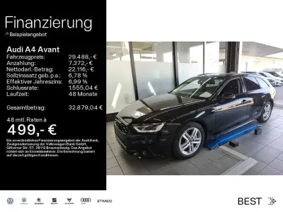Gebraucht Audi A4 S-Line 204 PS (150 kW) 2023 Mythosschwarz metallic Kombi