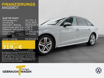 Gebraucht Audi A4 S-Line 163 PS (119 kW) 2023 Weiß Kombi