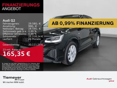 Gebraucht Audi Q2 S-Line 150 PS (110 kW) 2025 Schwarz SUV