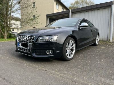 gebraucht Audi S5 V8 4.2 Automatik Quattro schwarz metallic schwarzes Leder