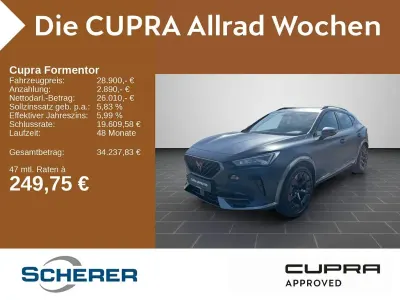 Gebraucht Cupra Formentor VZ 310 PS (228 kW) 2023 Petrol blau matt SUV