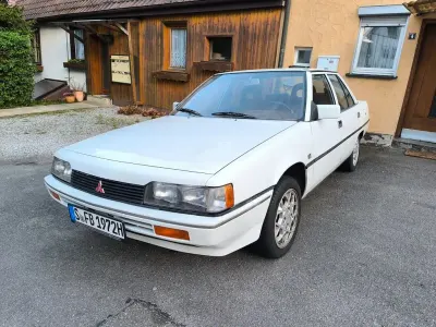 Gebraucht Mitsubishi Galant 75 PS (55 kW) 1987 Weiß Limousine
