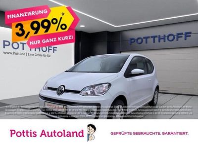 Weiß Gebraucht 2021 VW up! move up! Kleinwagen | 9.577 € (Fairer Preis)
