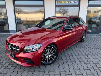Rot Gebraucht 2018 Mercedes C220 AMG Limousine | 25.990 €