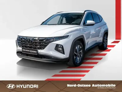 Gebraucht Hyundai Tucson Trend 180 PS (132 kW) 2024 Atlas white / sol SUV