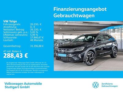 Gebraucht VW Taigo R-line 150 PS (110 kW) 2025 Schwarz SUV