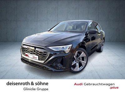 Gebraucht Audi Q8 e-tron S-Line 300 kW (408 PS) 2023 Mythosschwarz metallic SUV