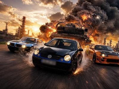 Gebraucht VW Lupo 50 PS (36 kW) 2001 Schwarz Kleinwagen