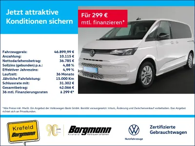 Brugt VW Multivan Life 150 HK (110 kW) 2025 Hvid MPV