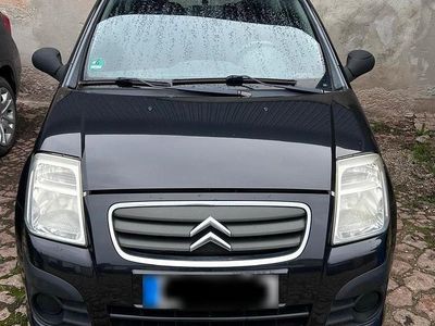 Gebraucht Citroën C2 60 PS (44 kW) 2009 Schwarz Kleinwagen