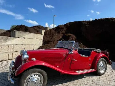 Gebraucht MG TD 54 PS (39 kW) 1950 Rot Cabrio