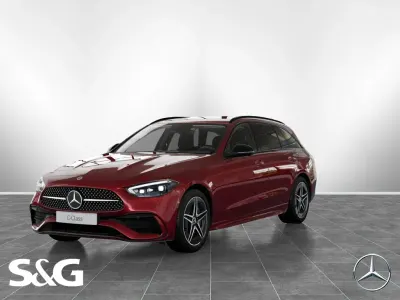 Używany Mercedes C300e AMG 204 KM (150 kW) 2023 Czerwony Kombi