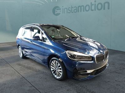 Gebraucht BMW 218 Gran Tourer Luxury Line 150 PS (110 kW) 2022 Blau Van / Kleinbus