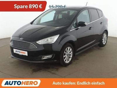Gebraucht Ford C-MAX Titanium 150 PS (110 kW) 2019 Shadow black Van / Kleinbus