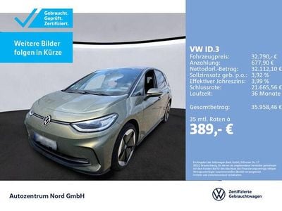 Gebraucht VW ID.3 Pro 150 kW (204 PS) 2023 Dark olivine green metallic Kleinwagen