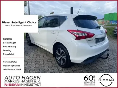 Gebraucht Nissan Pulsar Acenta 116 PS (85 kW) 2019 Brilliant white (m) Limousine
