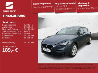 Używany Seat Leon Style 150 KM (110 kW) 2025 Szary Sedan/Limuzyna
