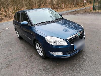 Gebraucht Skoda Fabia GreenLine 100 PS (73 kW) 2013 Blau Kombi