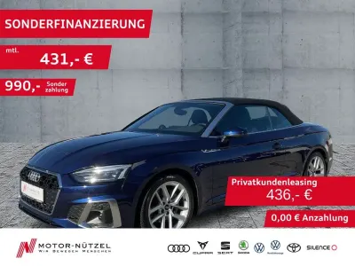 Gebraucht Audi A5 Cabriolet S-Line 204 PS (150 kW) 2023 Navarrablau metallic Cabrio