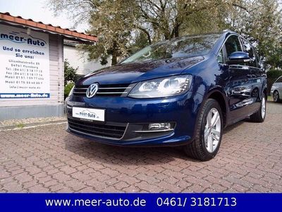 Second-hand VW Sharan Highline 177 CP (130 kW) 2020 Albastru Monovolum