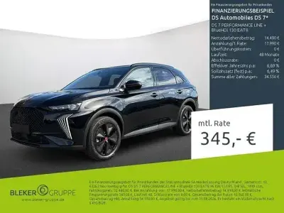 Gebraucht DS Automobiles DS7 Crossback Performance Line Plus 131 PS (96 kW) 2024 Schwarz SUV
