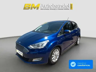 Gebraucht Ford C-MAX Titanium 125 PS (91 kW) 2016 Blau Van / Kleinbus