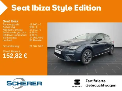 Gebraucht Seat Ibiza Style 116 PS (85 kW) 2024 Magnetic grau metallic Kleinwagen