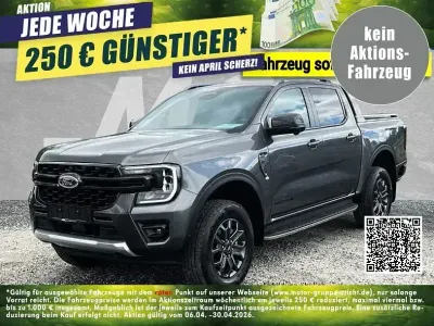 Ny Ford Ranger Wildtrack 205 HK (150 kW) 2026 Grå Pickup / Ladvogn