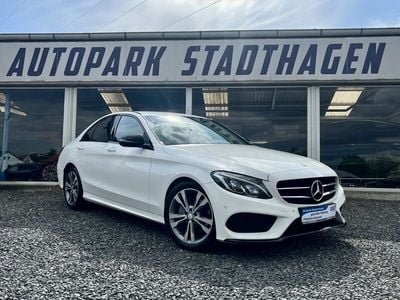 Gebraucht Mercedes C200 AMG line 184 PS (135 kW) 2017 Weiß Limousine
