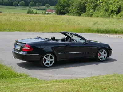 Gebraucht Mercedes CLK280 231 PS (169 kW) 2006 Blau Cabrio