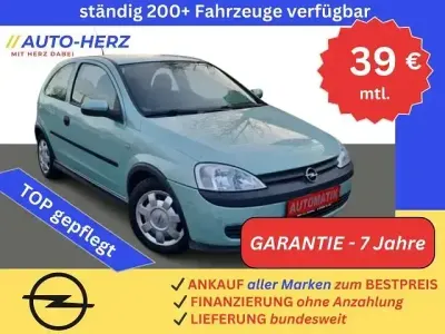 Usata Opel Corsa 58 CV (42 kW) 2003 Verde Berlina