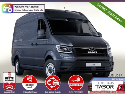Neu MAN TGE 140 PS (102 kW) 2025 Grau Van