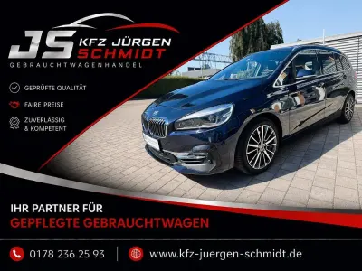 Gebraucht BMW 220 Gran Tourer Luxury Line 192 PS (141 kW) 2019 Blau Van / Kleinbus