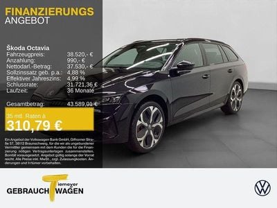 Schwarz Neu 2025 Skoda Octavia RS Kombi | 38.520 € (Superpreis)