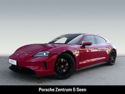 Karminrot Gebraucht 2024 Porsche Taycan Sport Turismo Limousine | 99.900 € (Etwas zu teuer)