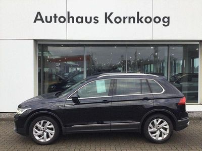 Deep black (metallic) Gebraucht 2022 VW Tiguan Elegance SUV | 29.990 € (Fairer Preis)