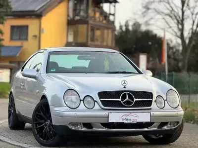 Brugt Mercedes CLK230 Elegance 193 HK (141 kW) 1999 Sølv Coupe