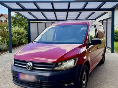 Gebraucht VW Caddy Maxi 150 PS (110 kW) 2019 Rot Van / Kleinbus