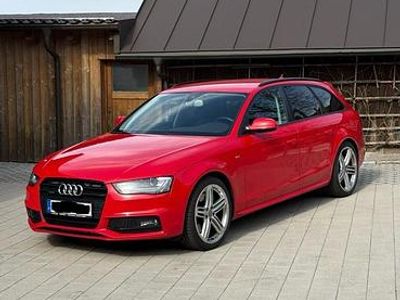 Używany Audi A4 S-Line 272 KM (200 kW) 2013 Czerwony Kombi