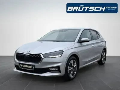 Brugt Skoda Fabia Ambition 95 HK (69 kW) 2021 Sølv Sedan