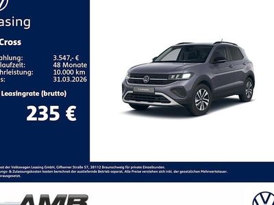 Neu VW T-Cross 116 PS (85 kW) 2026 Grau SUV