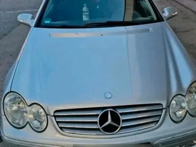 Brugt Mercedes CLK200 173 HK (127 kW) 2004 Sølv Coupe