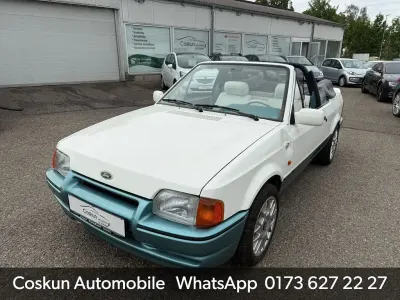 Gebraucht Ford Escort Cabriolet 90 PS (66 kW) 1989 Weiß Cabrio