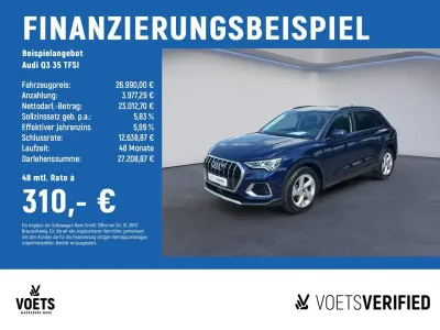 Gebraucht Audi Q3 Advanced 150 PS (110 kW) 2022 Blau SUV