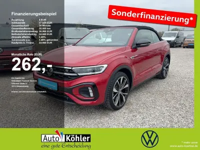Gebraucht VW T-Roc Cabriolet R-line 150 PS (110 kW) 2025 Kings red metallic Cabrio