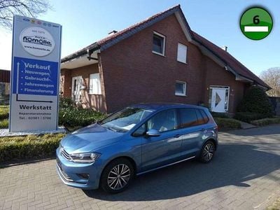 Gebraucht VW Golf Sportsvan Allstar 150 PS (110 kW) 2017 Blau Van / Kleinbus