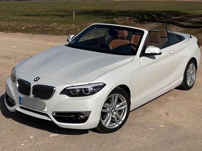 Gebraucht BMW 218 Luxury Line 136 PS (100 kW) 2019 Weiß Cabrio