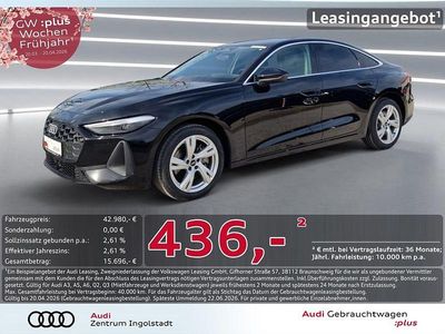Gebraucht Audi A5 Design 204 PS (150 kW) 2025 Mythosschwarz metallic Limousine