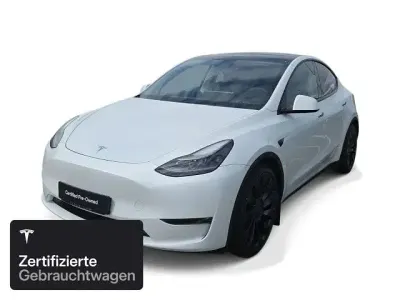 Käytetty Tesla Model Y Performance 392 kW (533 HP) 2023 Valkoinen Katumaasturi